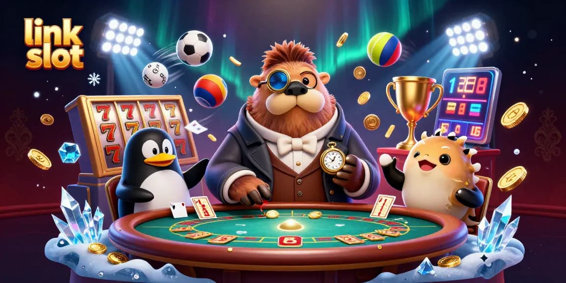 Menangkan jackpot dengan link slot sambil bermain slot dengan karakter 3D menarik di bawah laut.