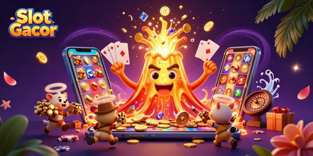Win big with Slot Gacor's thrilling 3D cartoon adventure filled with treasures and casino excitement.
