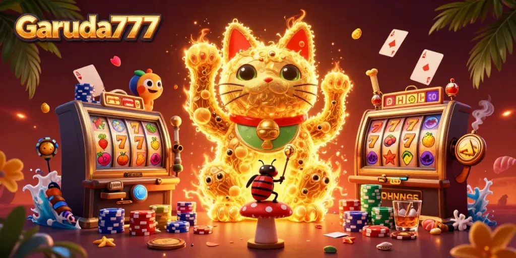Rasakan keberuntungan Garuda777 dengan pengalaman slot penuh warna dan simbol keberuntungan.