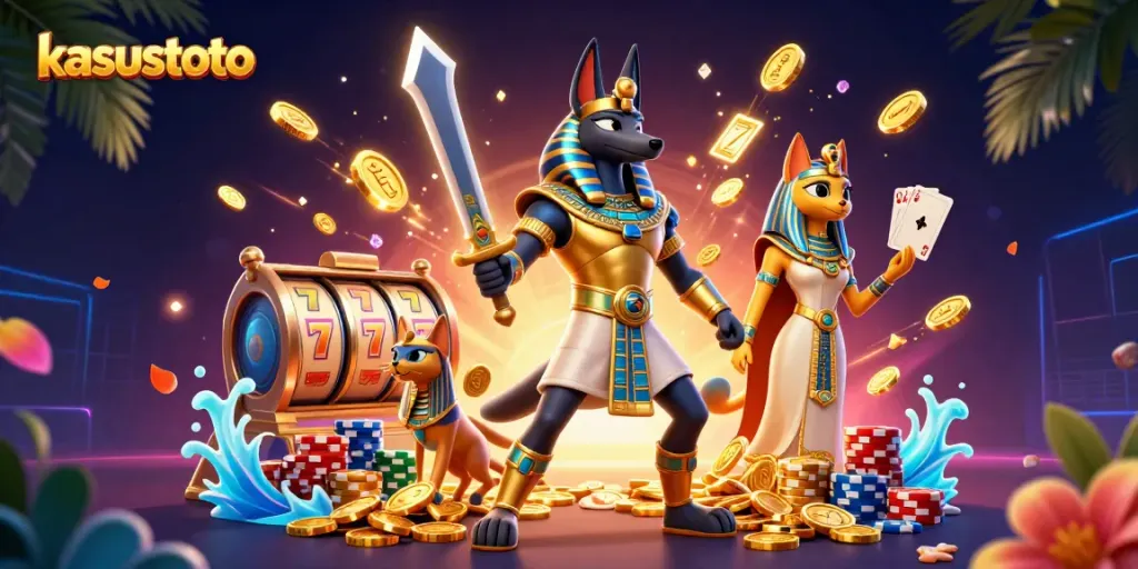 Menghimpun pengalaman menarik di kasustoto dengan slot yang menampilkan simbol kemenangan.